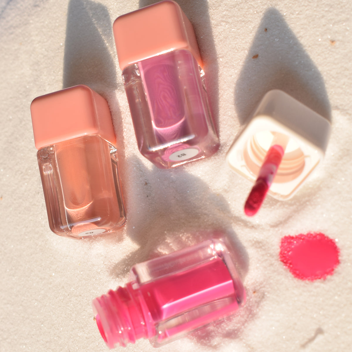 ice tube liquid blush accept private label blusher 20 colors  qunxiang cosmetics