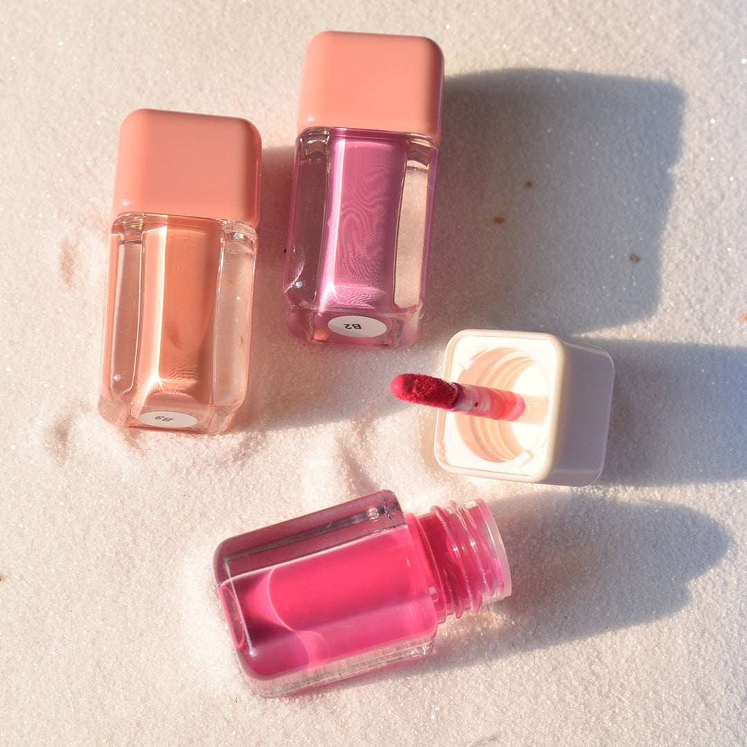 ice tube liquid blush accept private label blusher 20 colors  qunxiang cosmetics