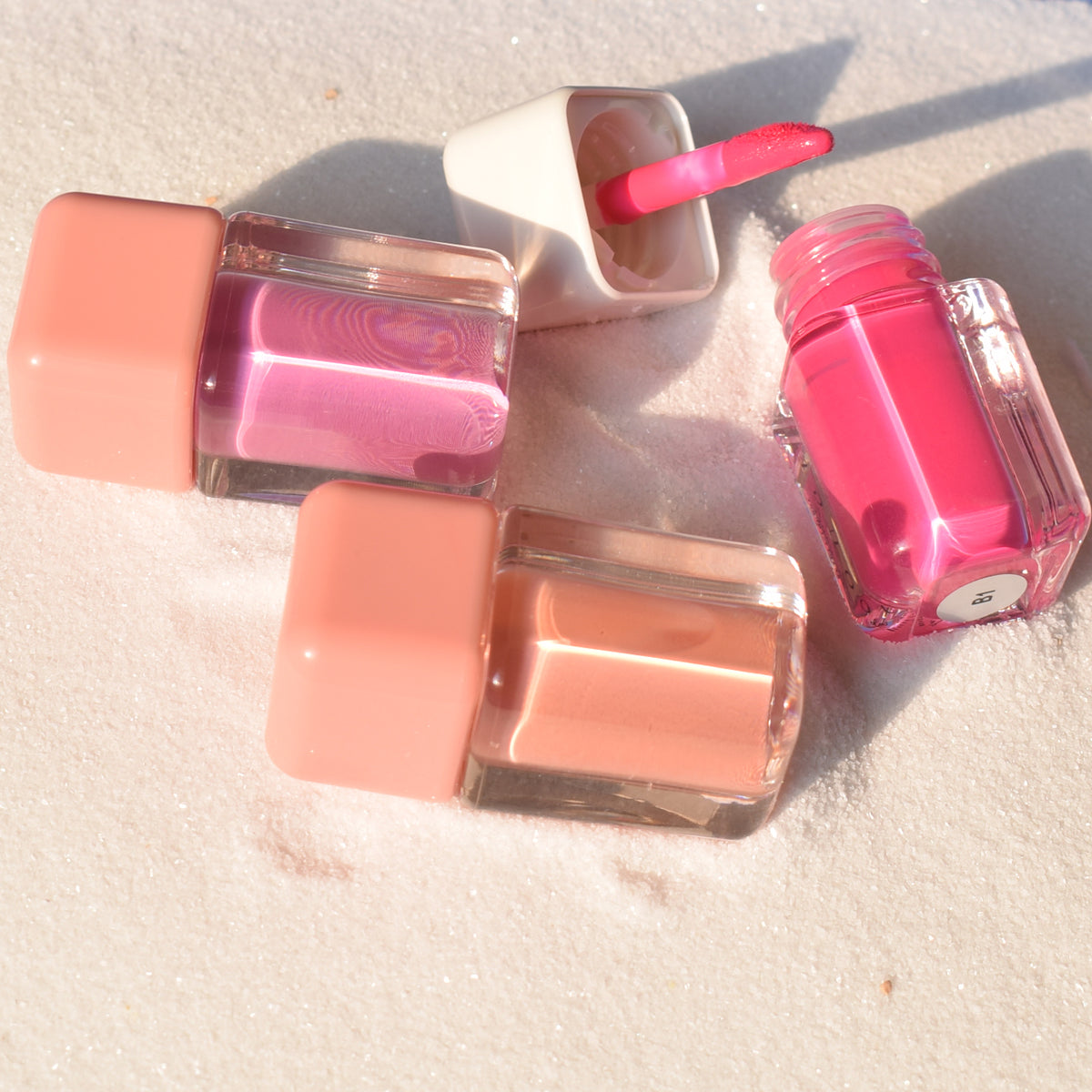 ice tube liquid blush accept private label blusher 20 colors  qunxiang cosmetics