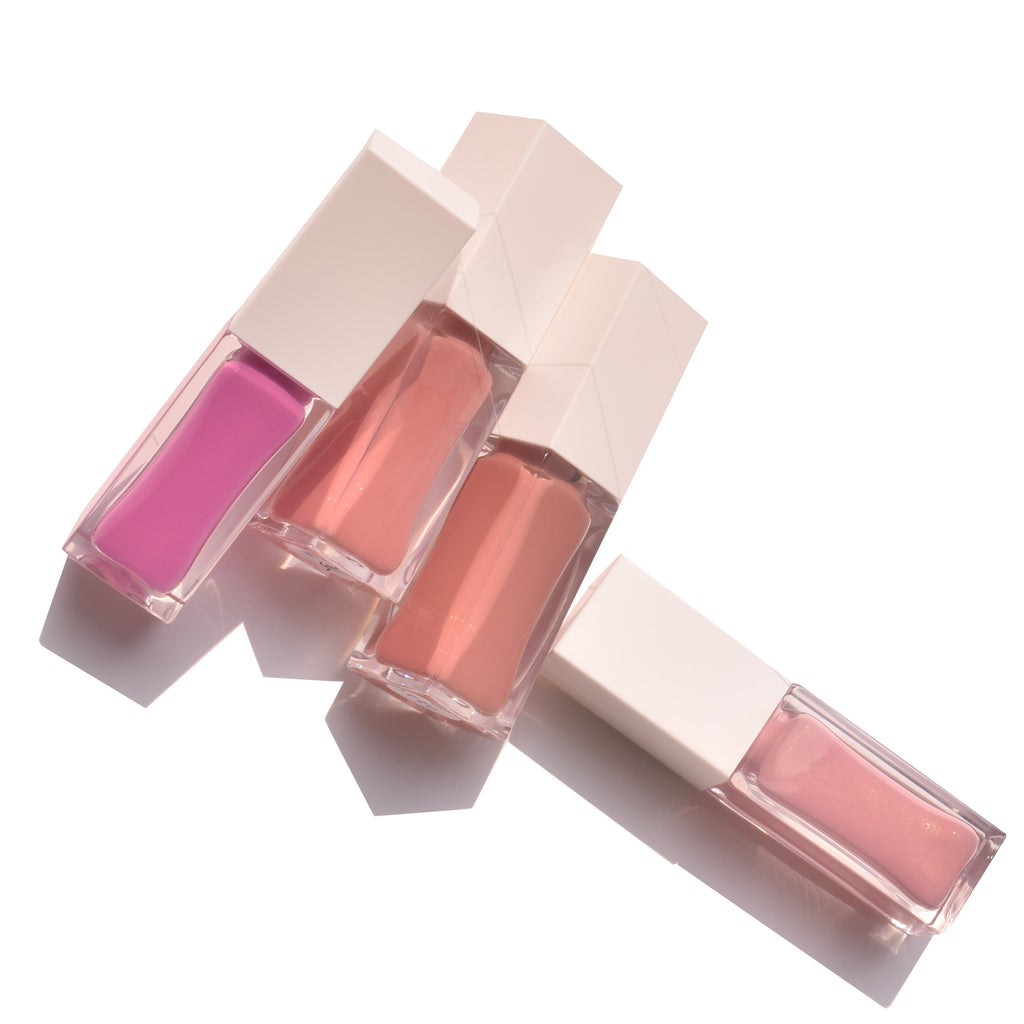 20 colors liquid blush MATTE &SHIMMER finished  clear tube with white cap.