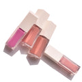 20 colors liquid blush MATTE &SHIMMER finished  clear tube with white cap.
