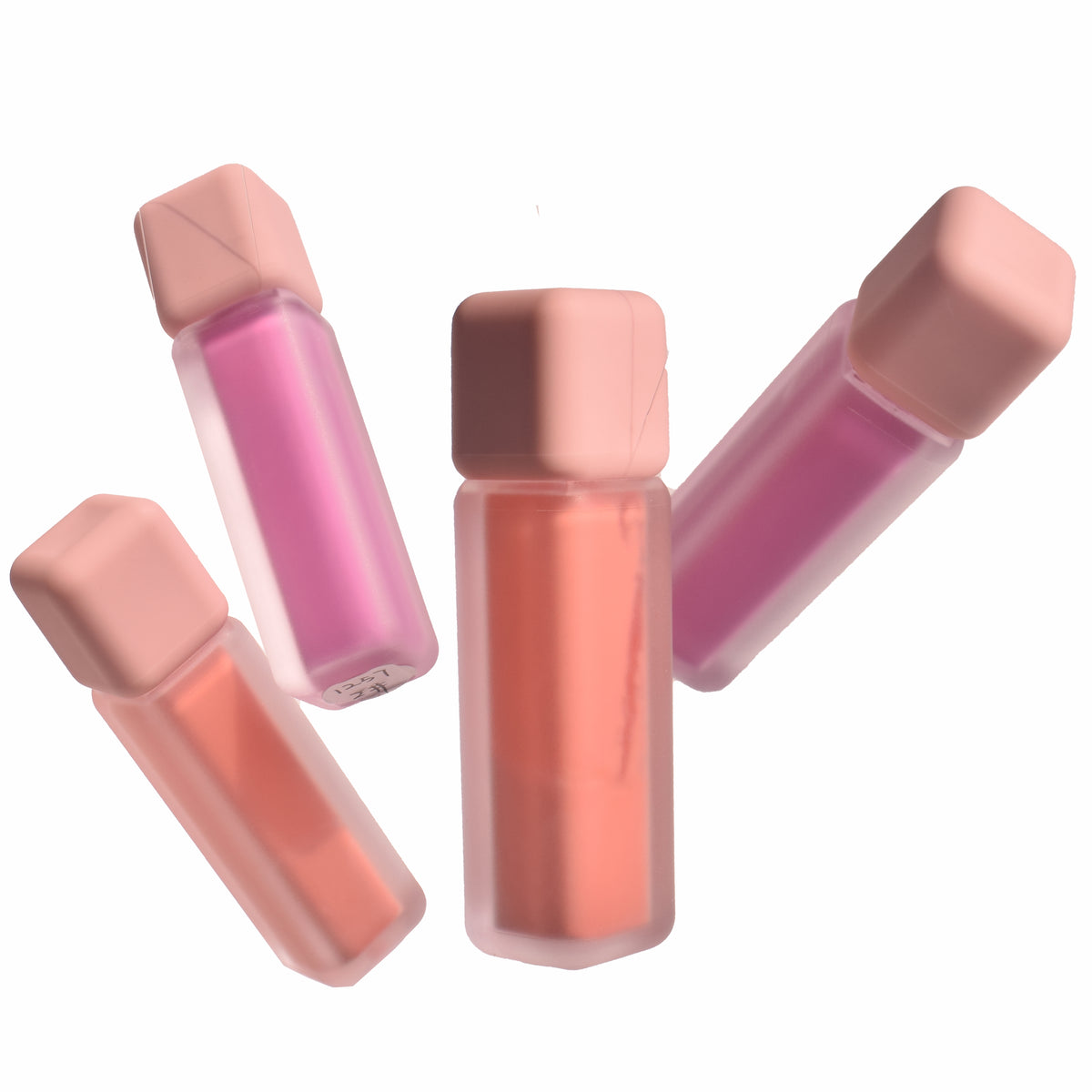 20 color liquid blush fill in semi-transparent tube 5ml liquid blusher matte and shimmer color qunxiang cosmetics