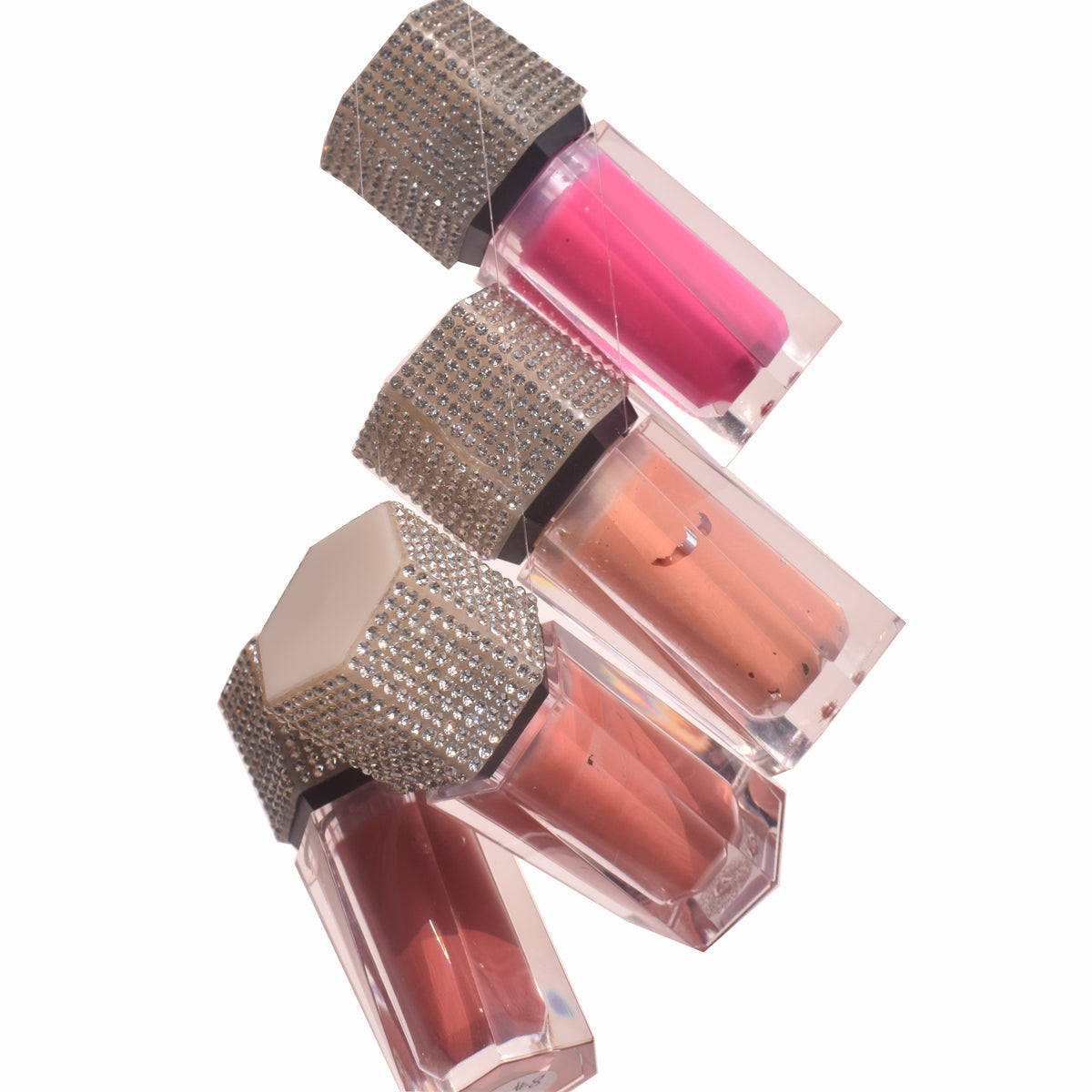 glitter cap tube fill with liquid blush 20 colors choose factory directly suppliy