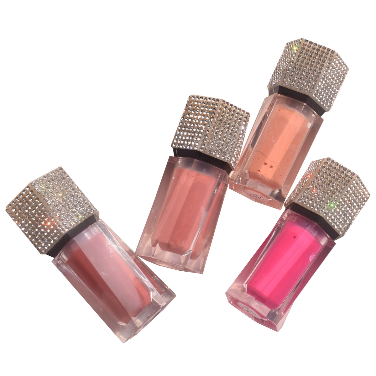 glitter cap tube fill with liquid blush 20 colors choose factory directly suppliy