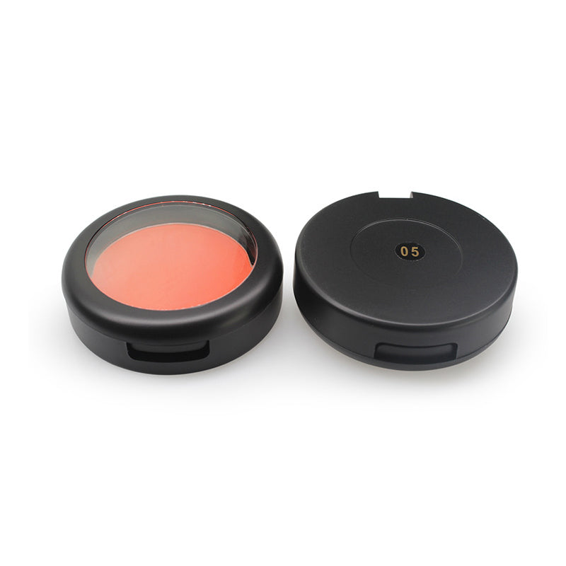 BLS05 5 colors pressed single blush matte finished , accept your logo print