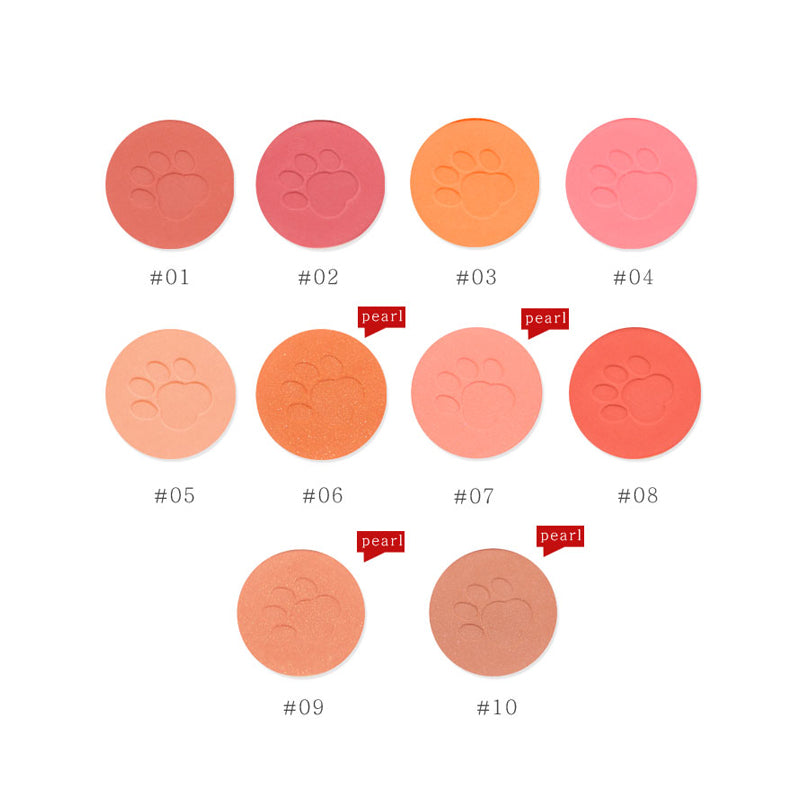 BLS07 single pressed  blush sweat light 10 color choice accept your logo print directly factory supply