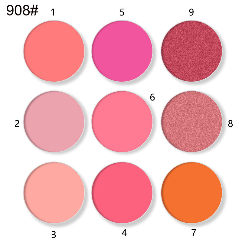 BLS10 MOQ 50pcs palette for 3 hole ,4 hole,6 hole,9 hole mixture color blush DIY palette factory directly supply
