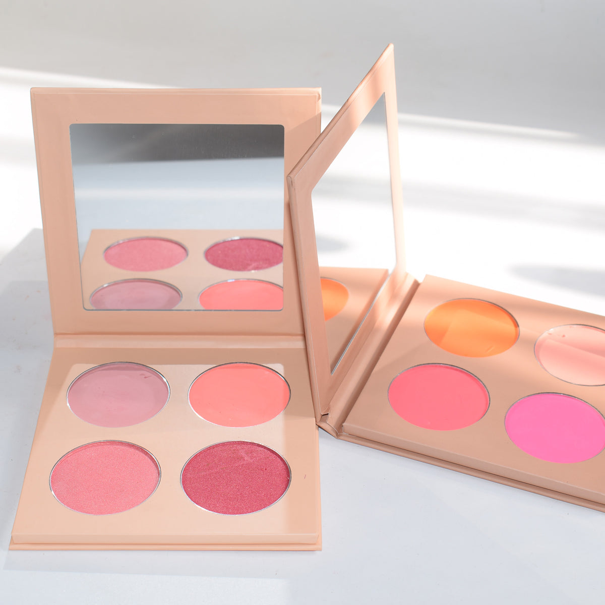 BLS10 MOQ 50pcs palette for 3 hole ,4 hole,6 hole,9 hole mixture color blush DIY palette factory directly supply