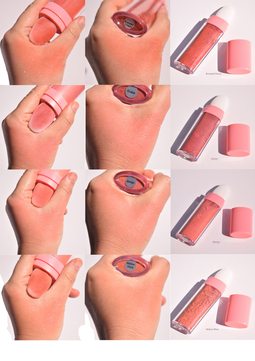 BLS13 MOQ 50pcs loose powder blush 5 colors choice