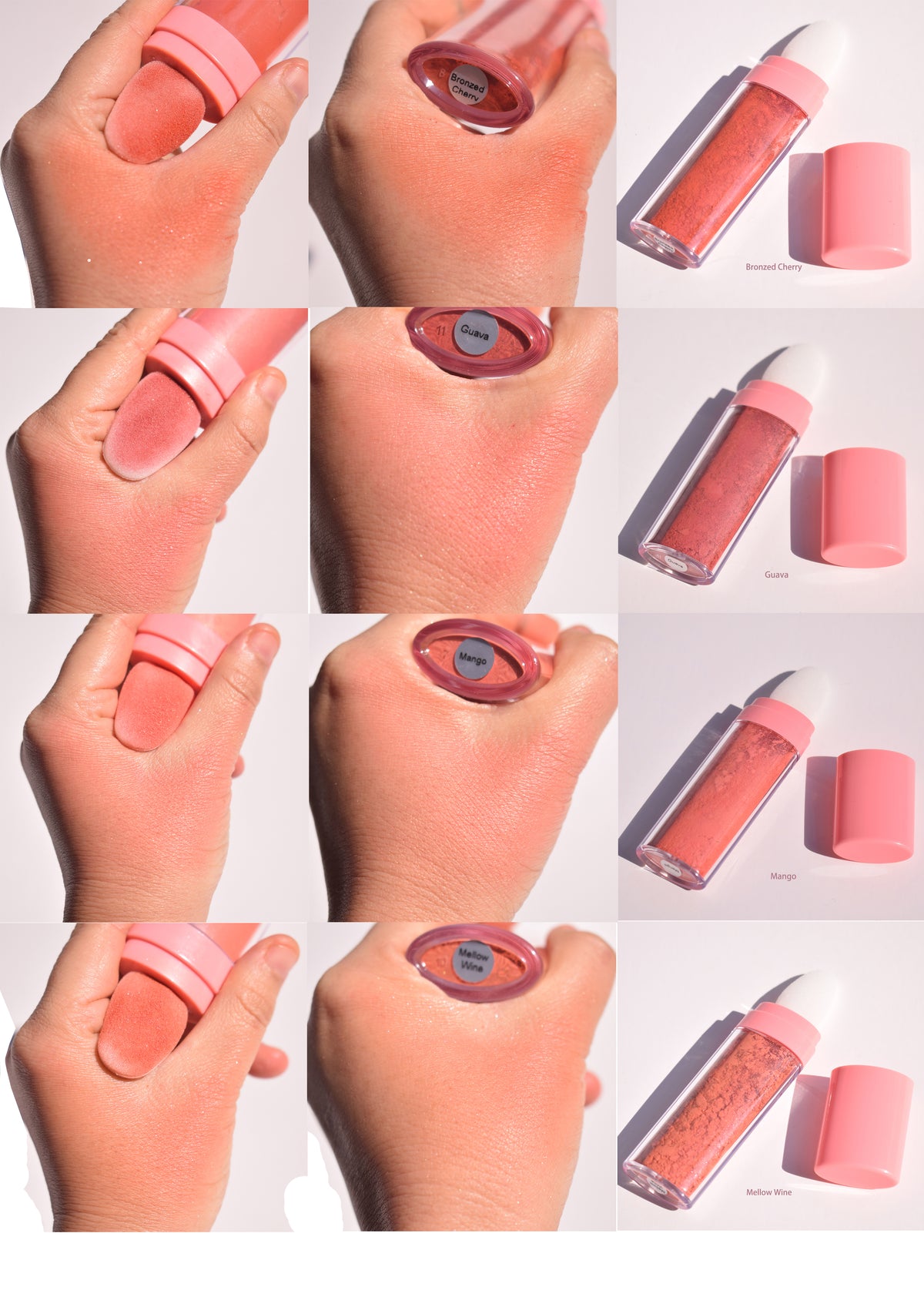 BLS13 MOQ 50pcs loose powder blush 5 colors choice