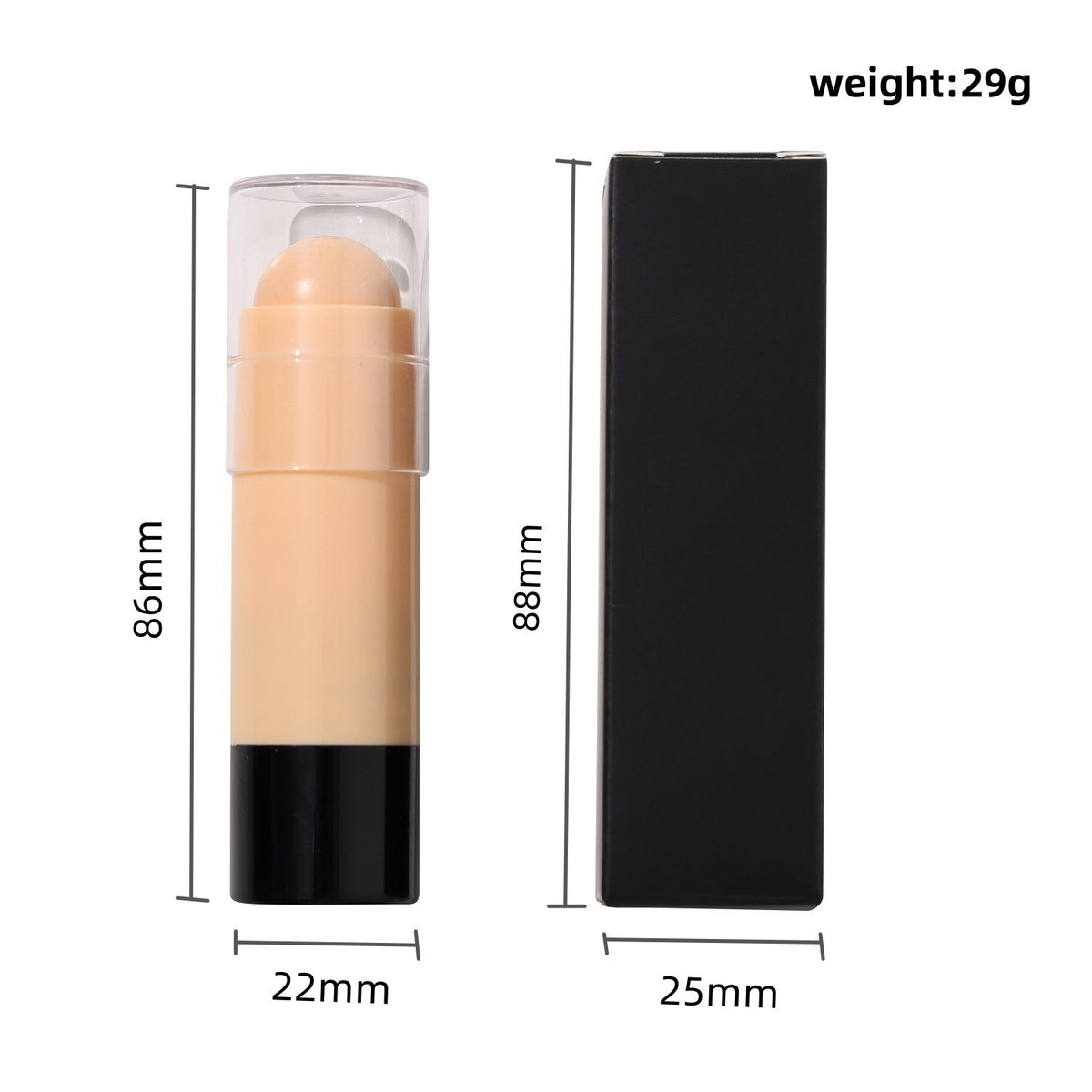 BLS22  MOQ50pcs 10 color broze blush stick cream blusher factory directly supply