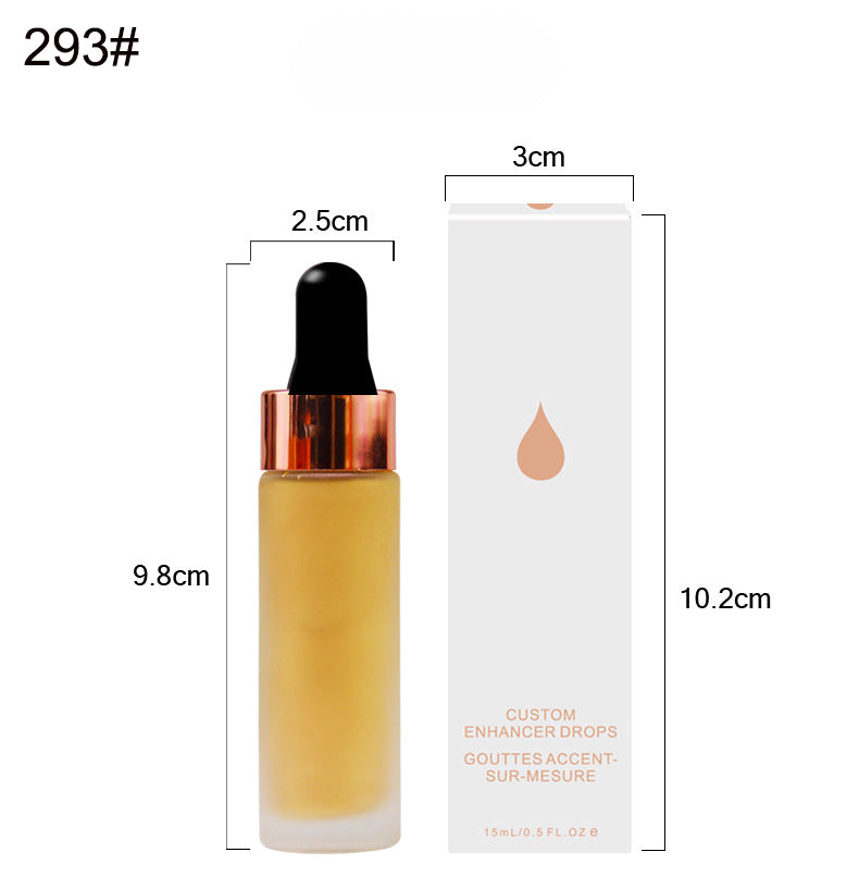 HLR02 8 color liquid highlight face makeup highlighter glitter