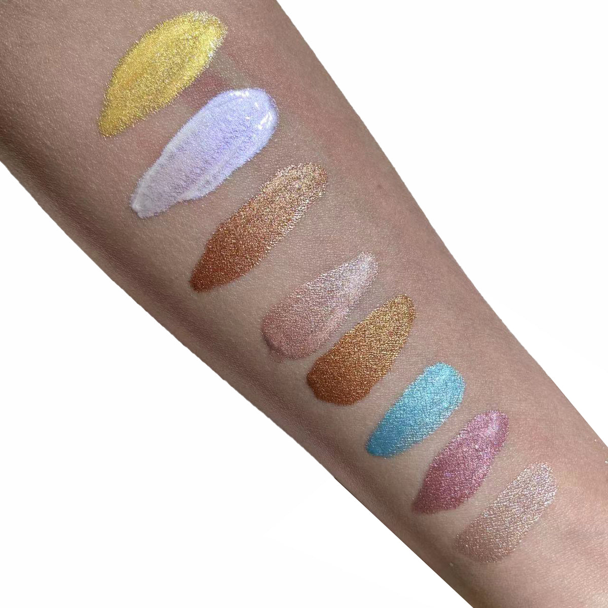 HLR02 8 color liquid highlight face makeup highlighter glitter