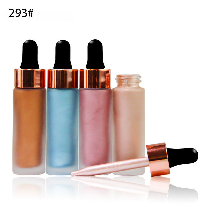 HLR02 8 color liquid highlight face makeup highlighter glitter