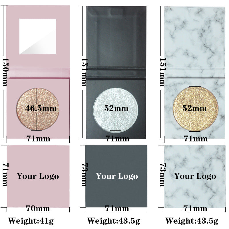 HLR03 6 colors single highlight face makeup glitter pressed powder highlighter