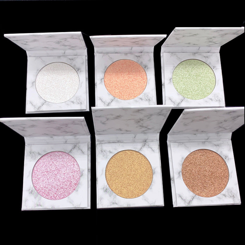 HLR03 6 colors single highlight face makeup glitter pressed powder highlighter