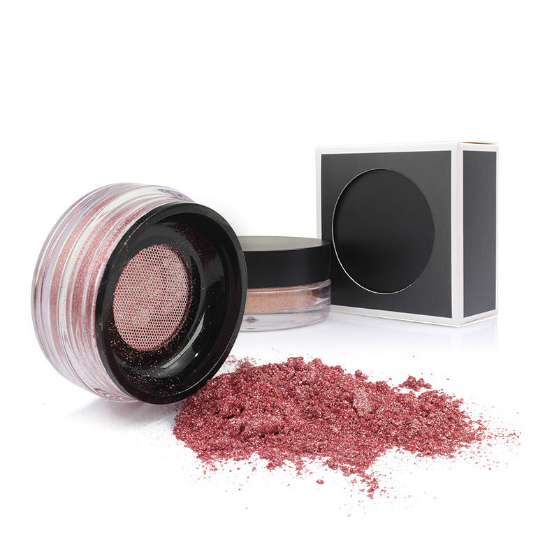 HLR04  8 color loose powder glitter shimmer highlight makeup  for face