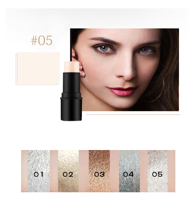 HLR06  5 colors highlight stick private label face makup highlighter