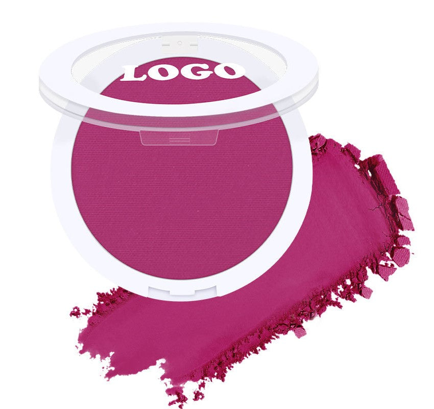 BLS29 MOQ 50pcs 24 color choice pressed powder round clear case private label factory directly supply