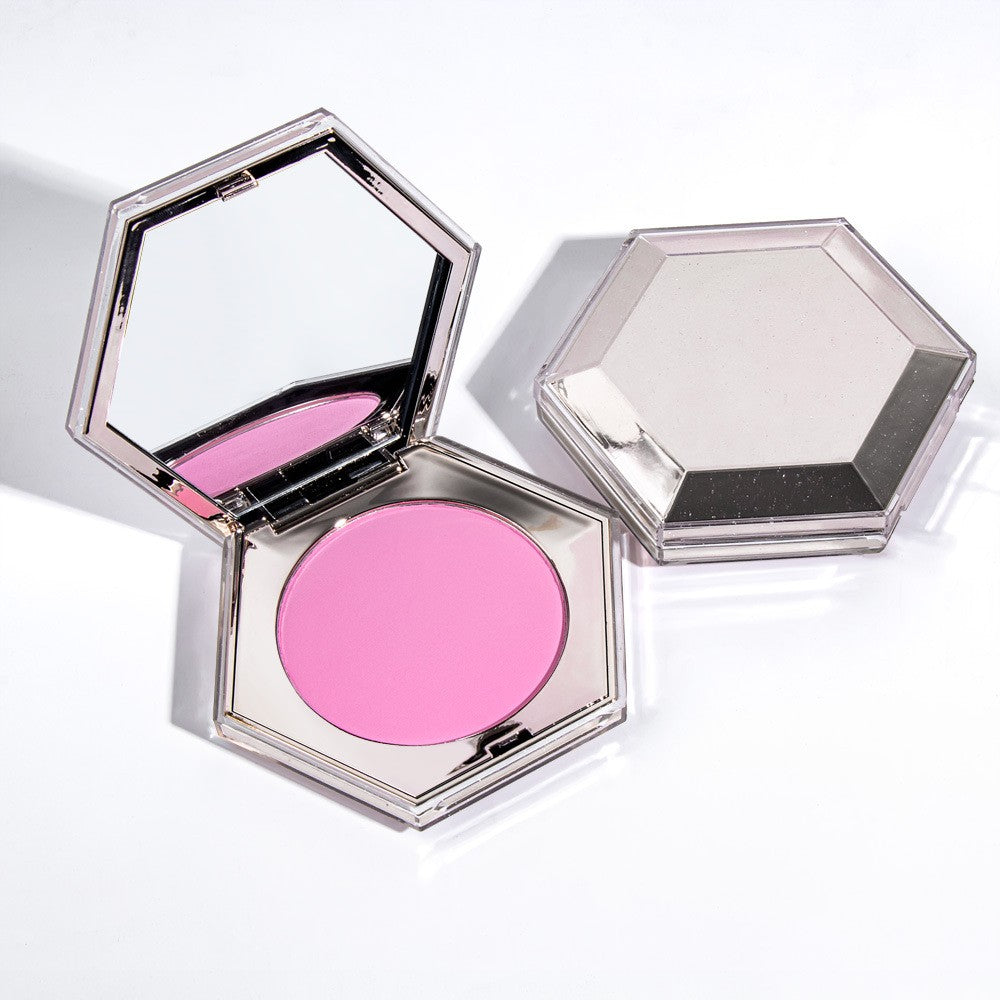 BLS27 MOQ 50pcs  8 color pressed powder octagon with mirror case factory directly supply