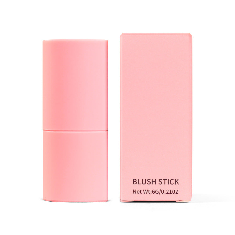 BLS25 MOQ 50pcs heart shape blush stick private label , 8 colors cream stick blusher factory supply