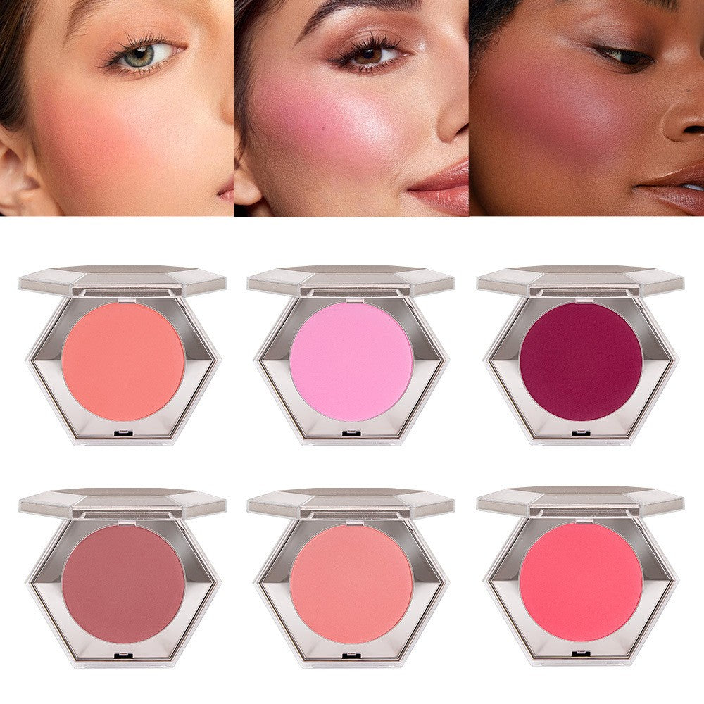 BLS27 MOQ 50pcs  8 color pressed powder octagon with mirror case factory directly supply