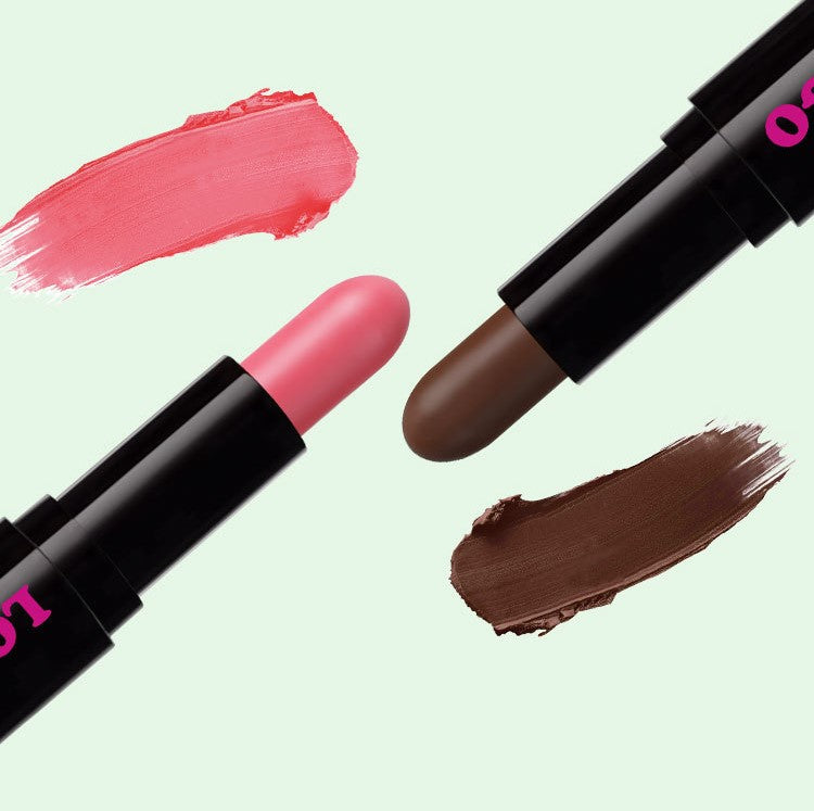 BLS32 MOQ50pcs 3color choice highlight bronze blush stick private label blusher factory directly supply
