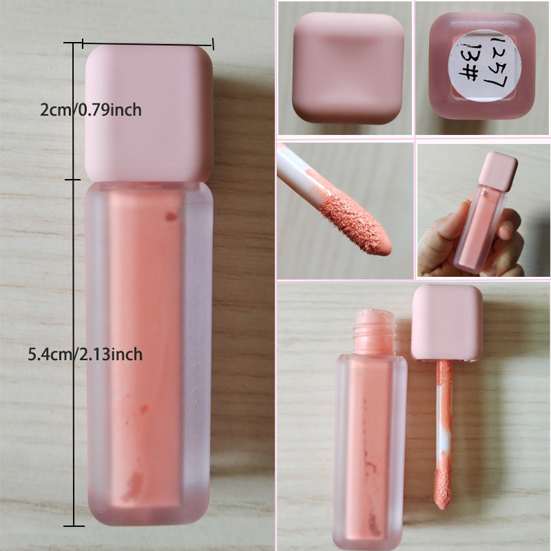 20 color liquid blush fill in semi-transparent tube 5ml liquid blusher matte and shimmer color qunxiang cosmetics
